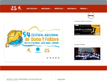 Tablet Screenshot of festival.org.ar