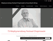 Tablet Screenshot of festival.pl